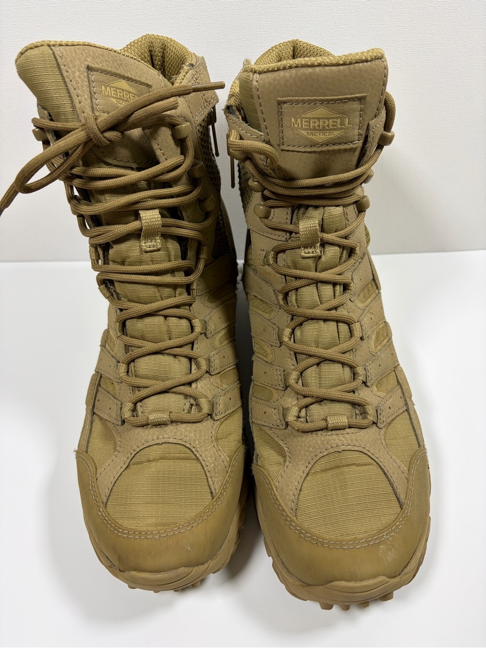 Merrell 8” Moab Tactical Boots in Coyote/Tan